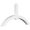 Ekena Millwork Archdale Architectural Grade PVC Gable Bracket, 84"W x 45 1/2"H x 6"D x 6"F, 13/12 Pitch GBP084X46X0606ARC00 - alternate 1
